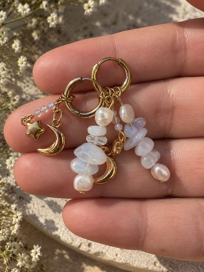 Moonbeam Drop Earrings